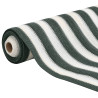 Siatka cieniująca, zielono-biała, 1x25 m, HDPE, 75 g/m²