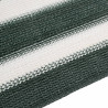 Siatka cieniująca, zielono-biała, 2x25 m, HDPE, 75 g/m²