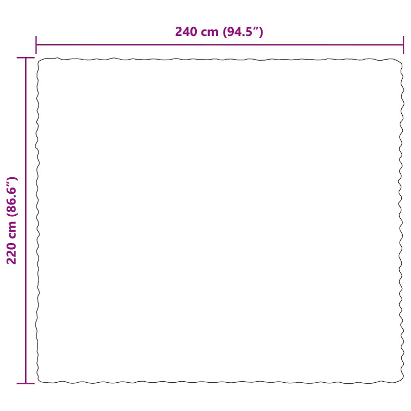 Antypoślizgowy koc z futra królika Olite Beżowy 220 x 240 cm