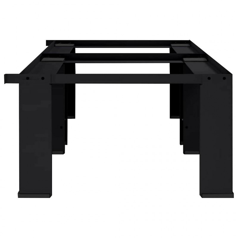 Podstawka na Pralkę 2 pcs Czarny 127 x 54,5 x 32,5 cm Stal