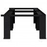 Podstawka na Pralkę 2 pcs Czarny 127 x 54,5 x 32,5 cm Stal
