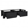 Podstawka na Pralkę 2 pcs Czarny 127 x 54,5 x 32,5 cm Stal