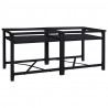 Podstawka na Pralkę 2 pcs Czarny 120 x 56 x 52 cm Stal