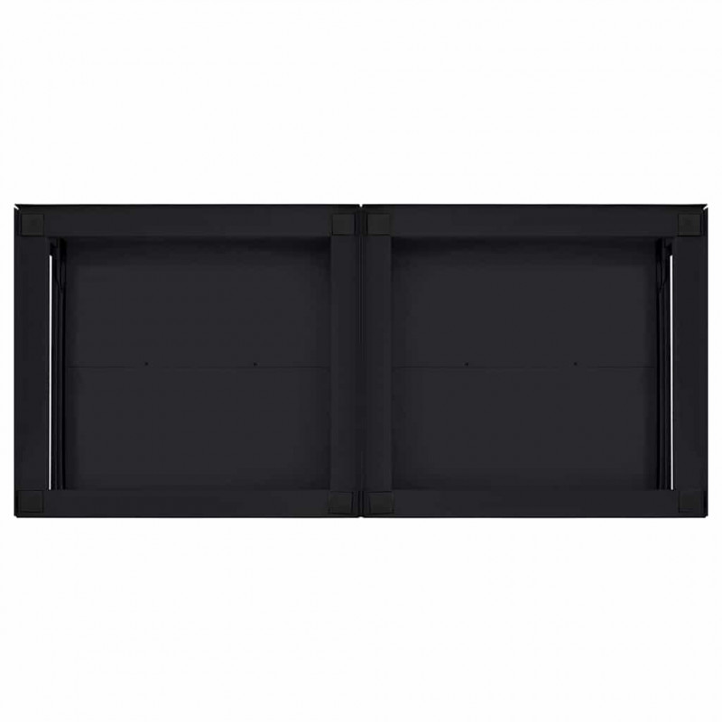 Podstawka na Pralkę 2 pcs Czarny 120 x 56 x 52 cm Stal