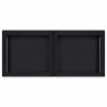 Podstawka na Pralkę 2 pcs Czarny 120 x 56 x 52 cm Stal