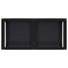 Podstawka na Pralkę 2 pcs Czarny 124,5 x 61,5 x 32,5 cm Stal