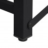 Podstawka na Pralkę 2 pcs Czarny 124,5 x 61,5 x 32,5 cm Stal