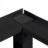 Podstawka na Pralkę 2 pcs Czarny 124,5 x 61,5 x 32,5 cm Stal