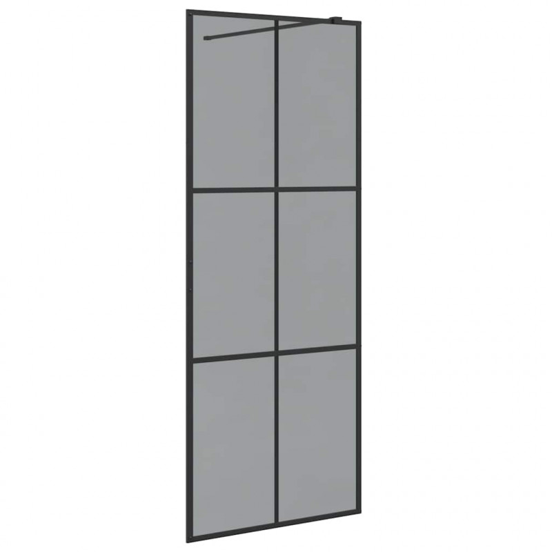 Ściana prysznicowa typu walk-in Czarny 80 x 195 cm