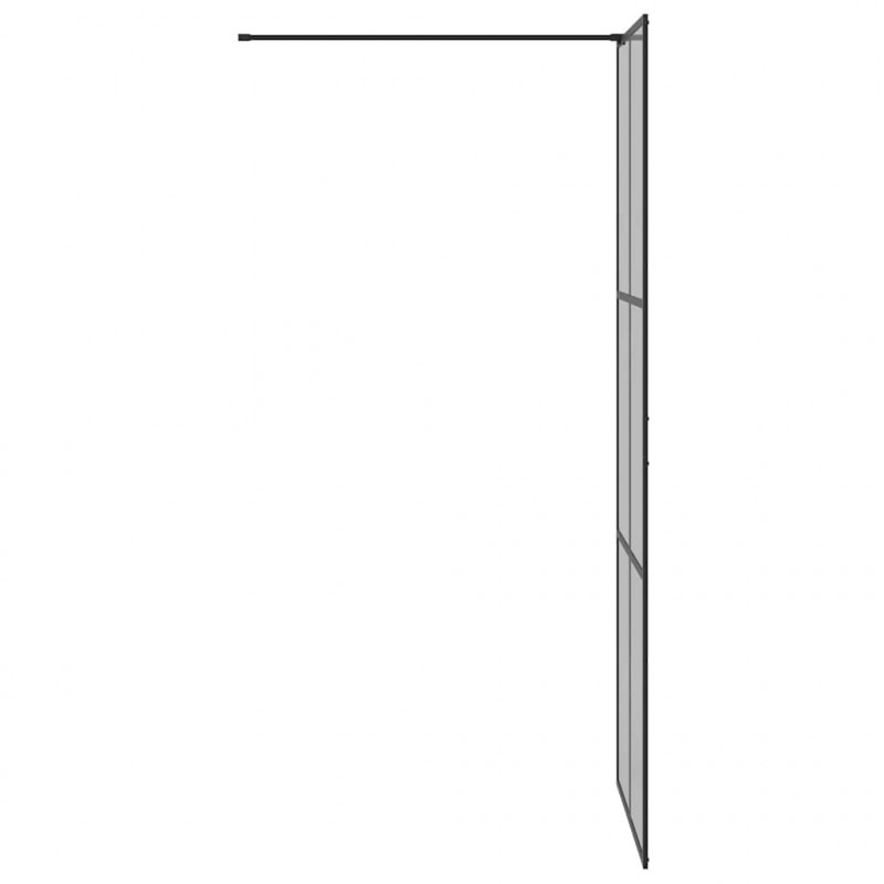 Ściana prysznicowa typu walk-in Czarny 80 x 195 cm