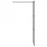 Ściana prysznicowa typu walk-in Czarny 80 x 195 cm