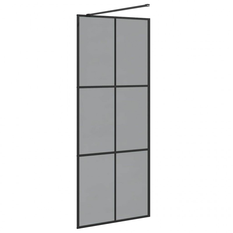 Ściana prysznicowa typu walk-in Czarny 80 x 195 cm