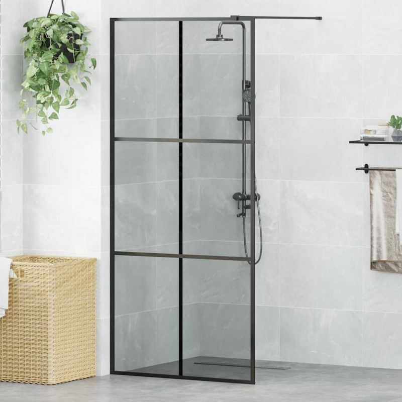 Ściana prysznicowa typu walk-in Czarny 90 x 195 cm