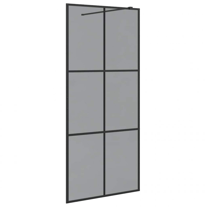 Ściana prysznicowa typu walk-in Czarny 90 x 195 cm