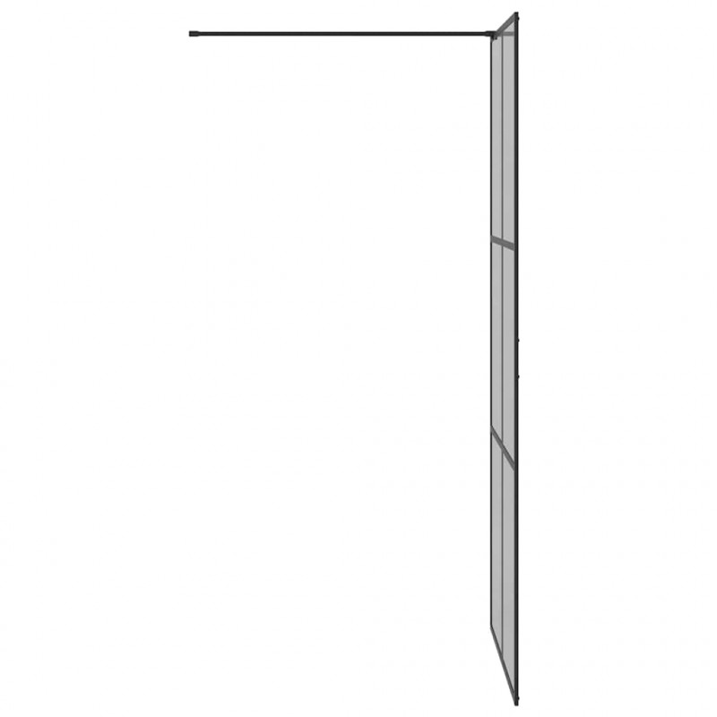Ściana prysznicowa typu walk-in Czarny 90 x 195 cm