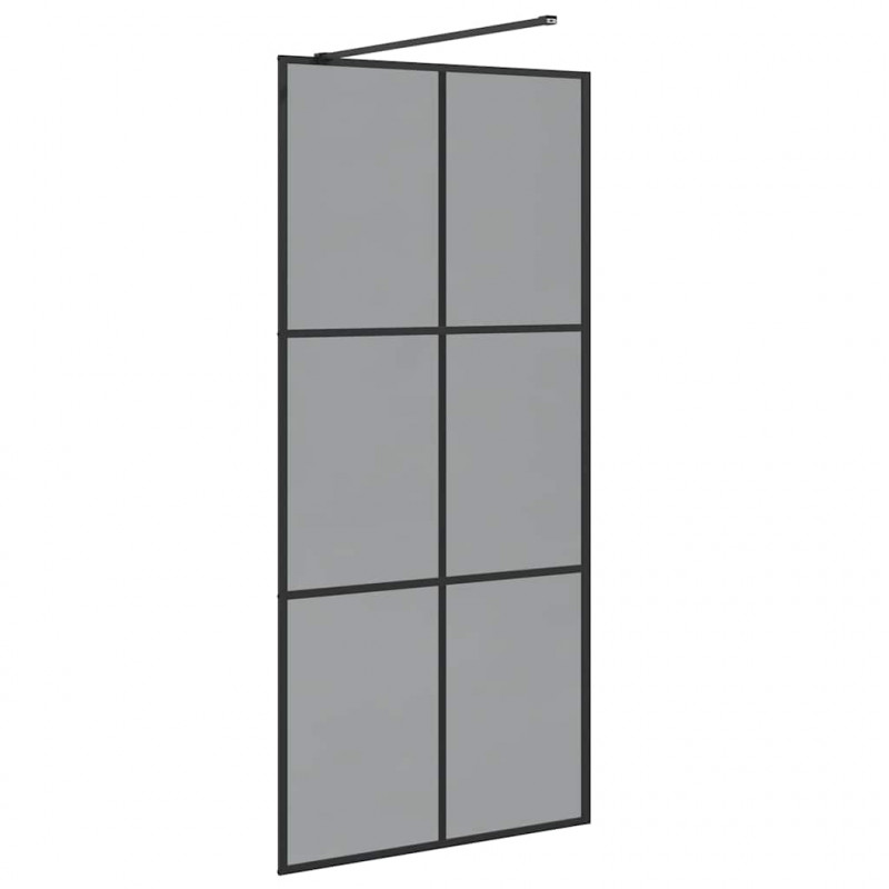 Ściana prysznicowa typu walk-in Czarny 90 x 195 cm