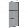 Ściana prysznicowa typu walk-in Czarny 90 x 195 cm