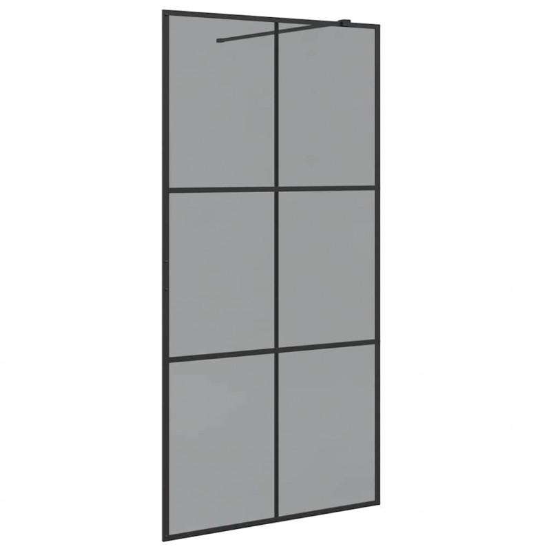 Ściana prysznicowa typu walk-in Czarny 100 x 195 cm