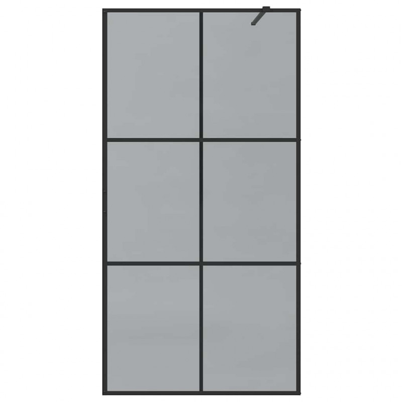 Ściana prysznicowa typu walk-in Czarny 100 x 195 cm