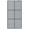 Ściana prysznicowa typu walk-in Czarny 100 x 195 cm