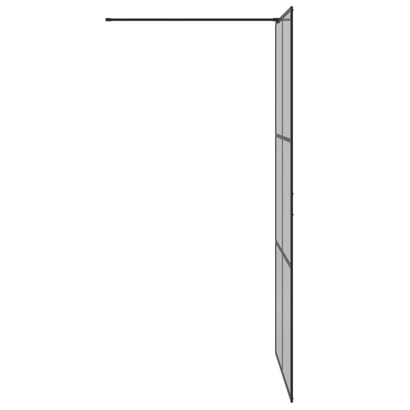 Ściana prysznicowa typu walk-in Czarny 100 x 195 cm