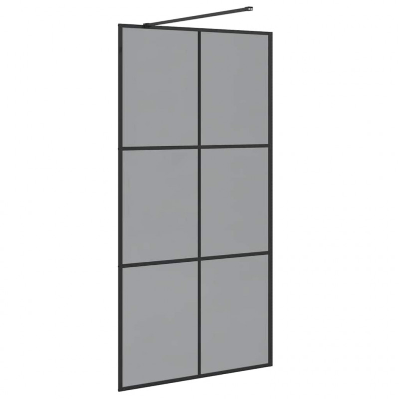 Ściana prysznicowa typu walk-in Czarny 100 x 195 cm