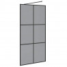 Ściana prysznicowa typu walk-in Czarny 100 x 195 cm