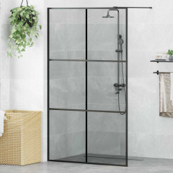 Ściana prysznicowa typu walk-in Czarny 115 x 195 cm