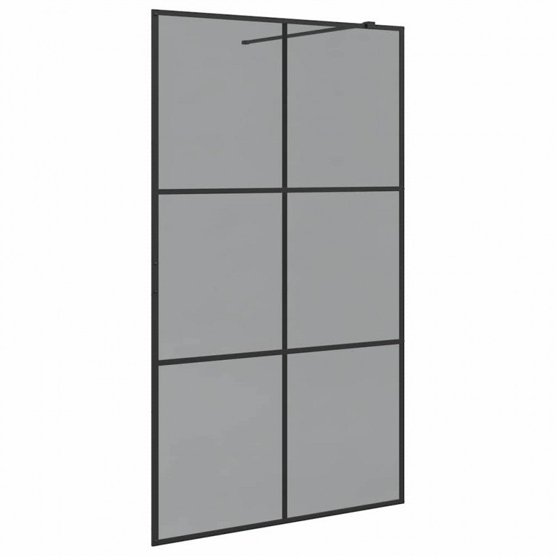 Ściana prysznicowa typu walk-in Czarny 115 x 195 cm