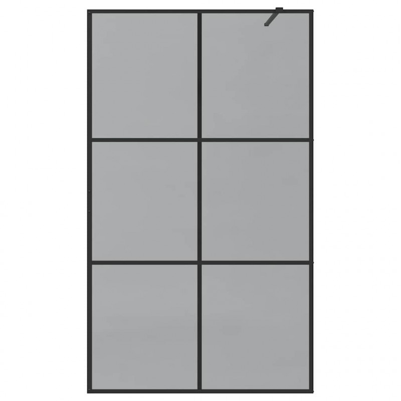 Ściana prysznicowa typu walk-in Czarny 115 x 195 cm