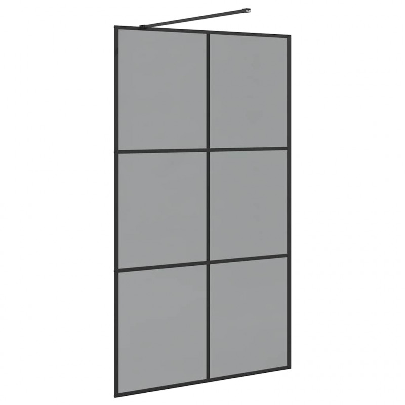 Ściana prysznicowa typu walk-in Czarny 115 x 195 cm