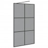 Ściana prysznicowa typu walk-in Czarny 115 x 195 cm