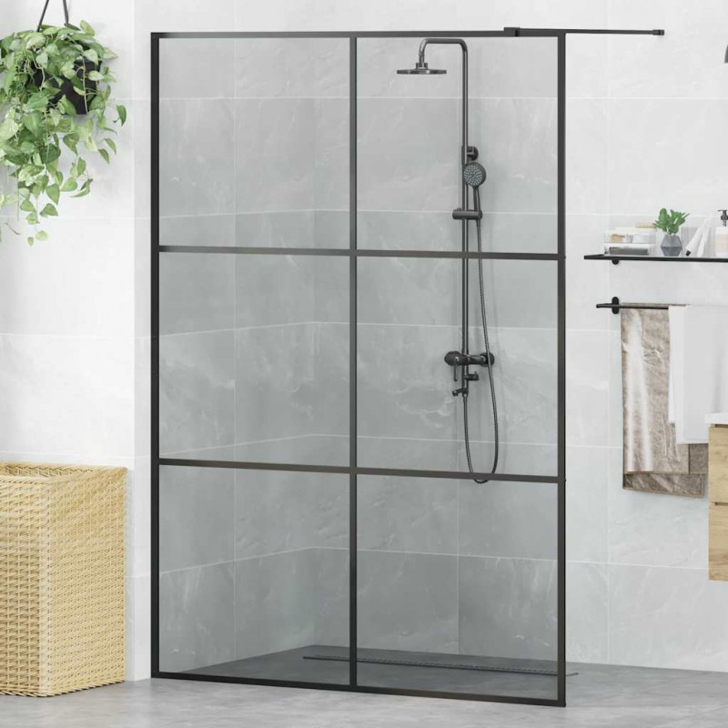 Ściana prysznicowa typu walk-in Czarny 140 x 195 cm