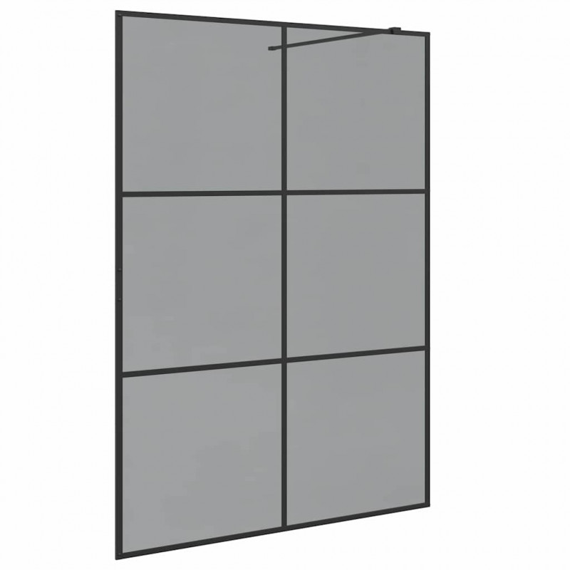 Ściana prysznicowa typu walk-in Czarny 140 x 195 cm