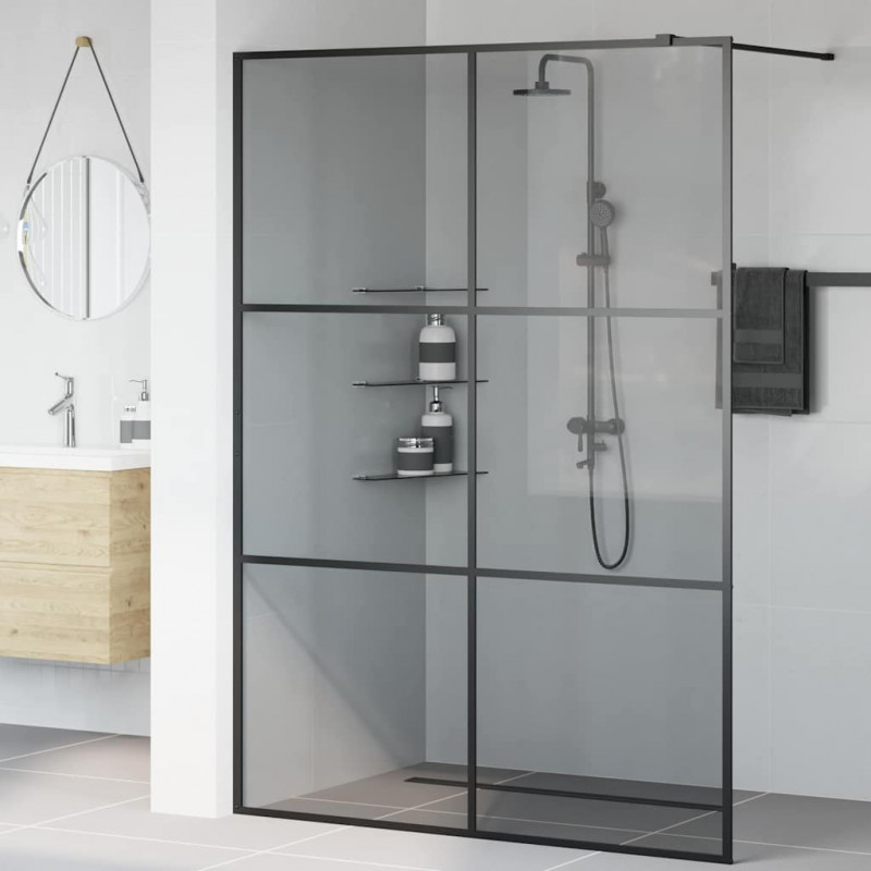 Ściana prysznicowa typu walk-in Czarny 140 x 195 cm