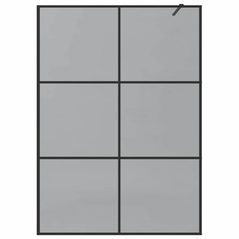Ściana prysznicowa typu walk-in Czarny 140 x 195 cm