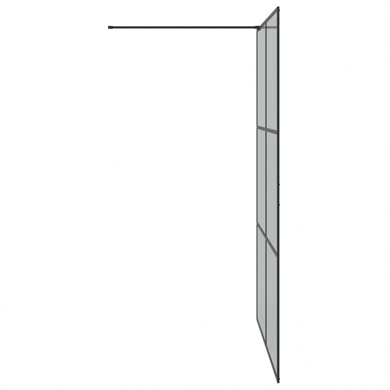 Ściana prysznicowa typu walk-in Czarny 140 x 195 cm