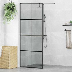 Ściana prysznicowa typu walk-in Czarny 80 x 195 cm