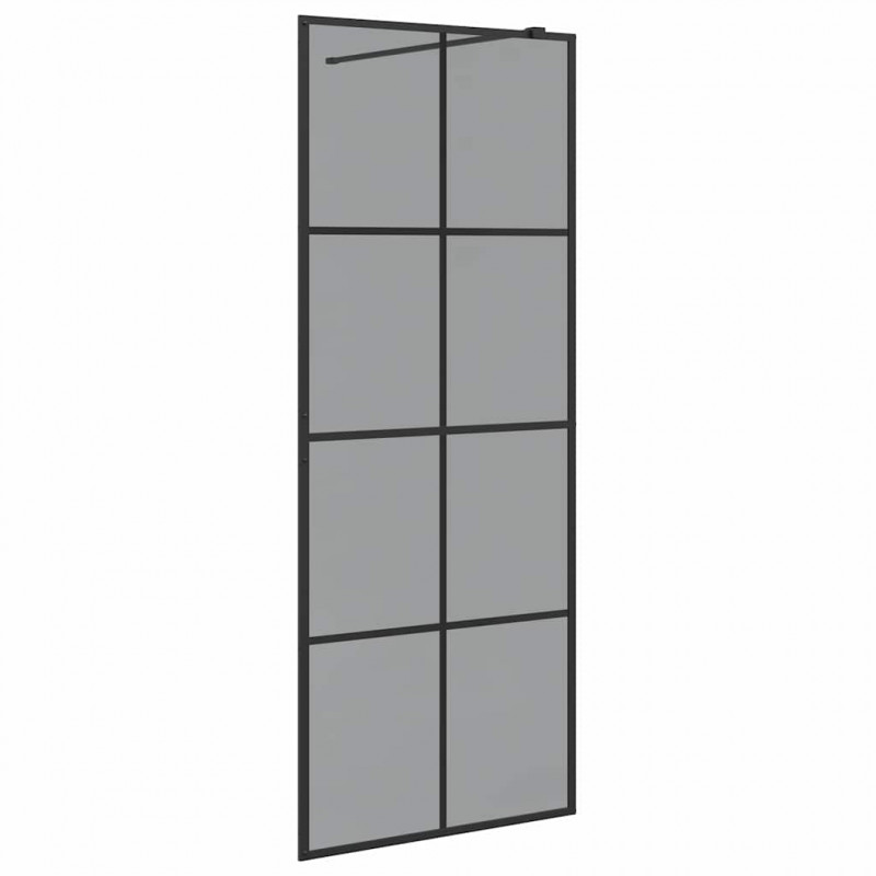 Ściana prysznicowa typu walk-in Czarny 80 x 195 cm