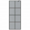 Ściana prysznicowa typu walk-in Czarny 80 x 195 cm