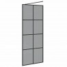 Ściana prysznicowa typu walk-in Czarny 80 x 195 cm