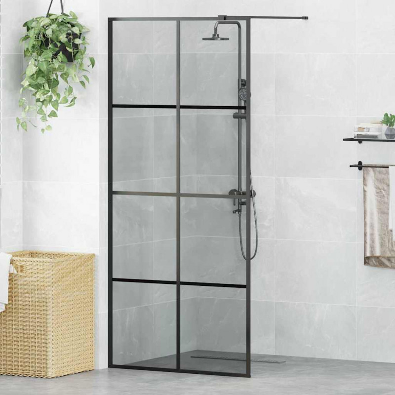Ściana prysznicowa typu walk-in Czarny 90 x 195 cm
