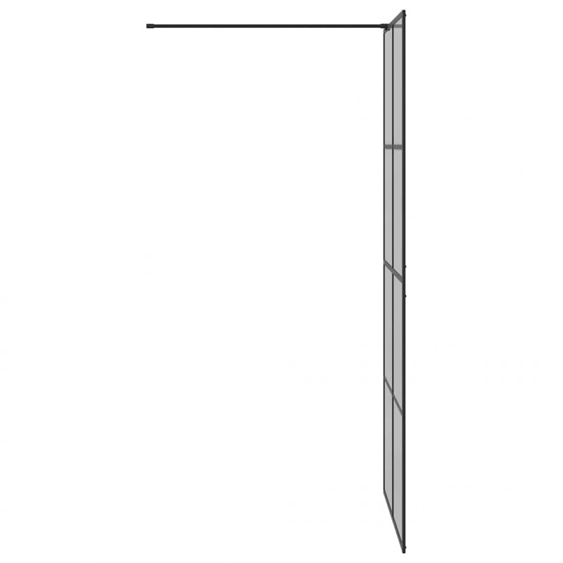 Ściana prysznicowa typu walk-in Czarny 90 x 195 cm