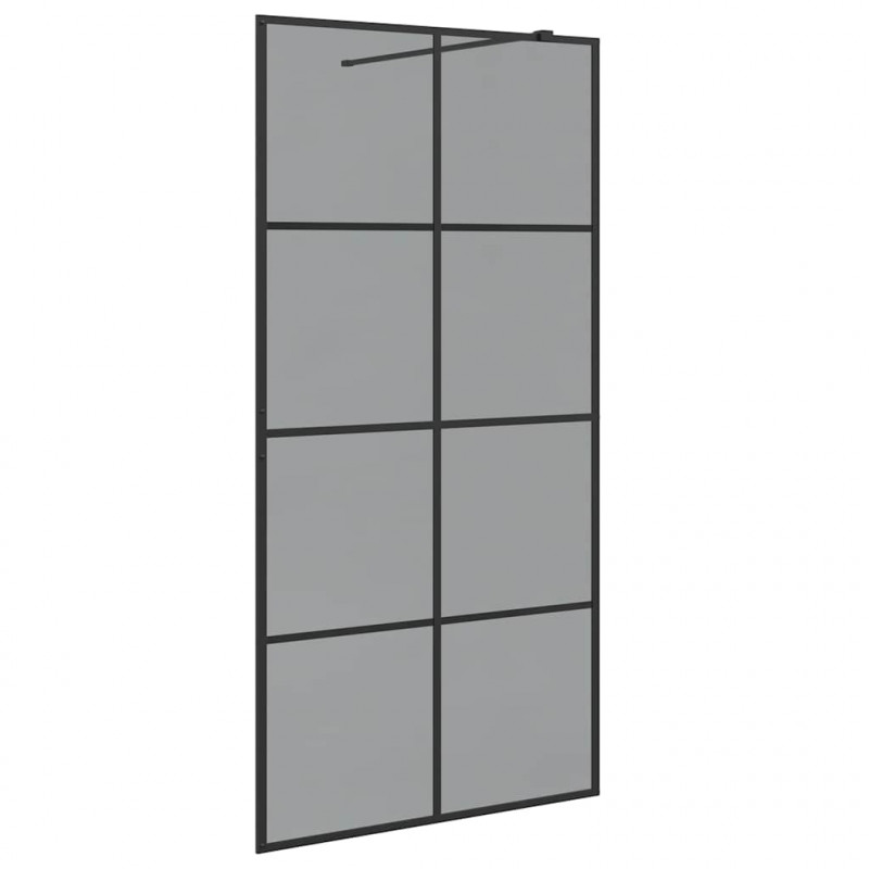 Ściana prysznicowa typu walk-in Czarny 100 x 195 cm