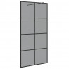 Ściana prysznicowa typu walk-in Czarny 100 x 195 cm