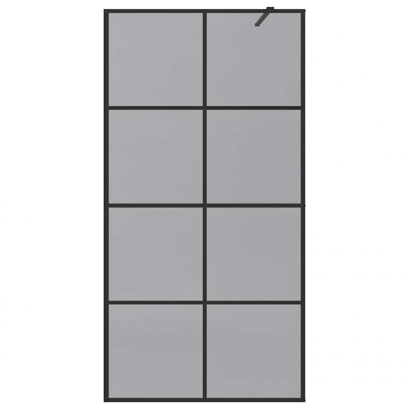 Ściana prysznicowa typu walk-in Czarny 100 x 195 cm