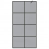 Ściana prysznicowa typu walk-in Czarny 100 x 195 cm