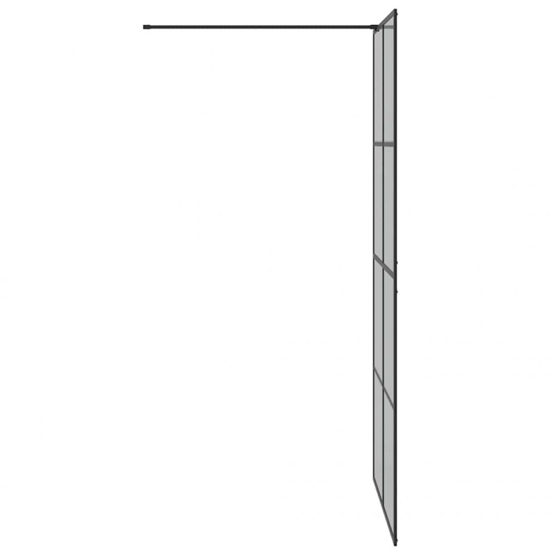 Ściana prysznicowa typu walk-in Czarny 100 x 195 cm