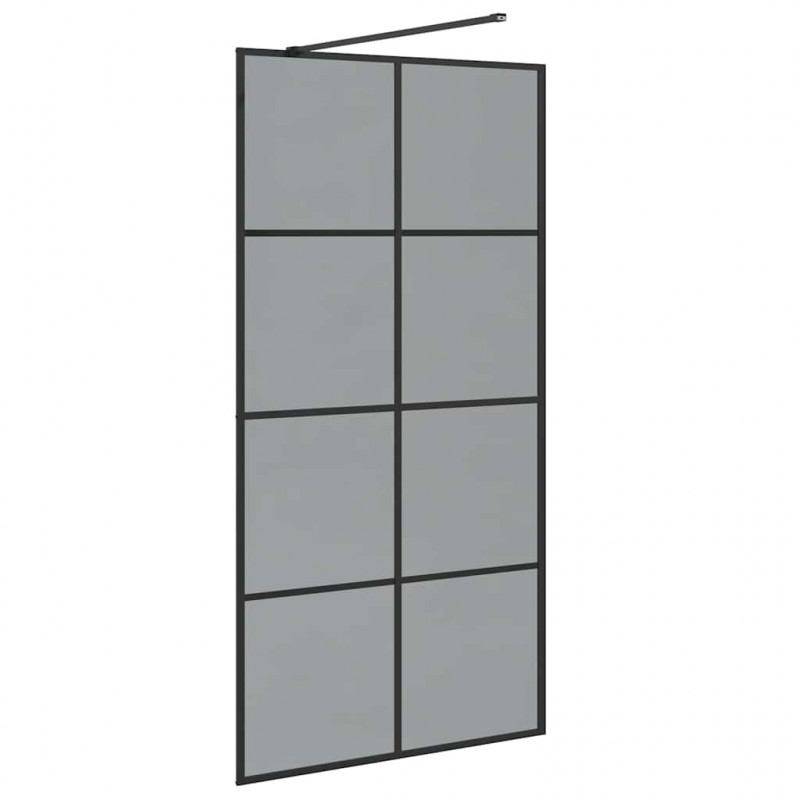 Ściana prysznicowa typu walk-in Czarny 100 x 195 cm