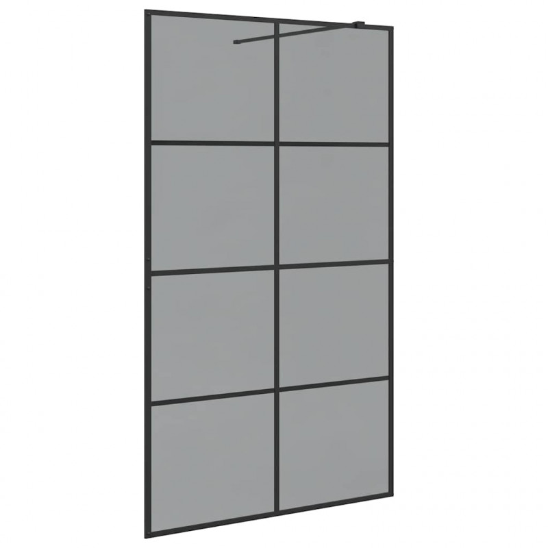 Ściana prysznicowa typu walk-in Czarny 115 x 195 cm